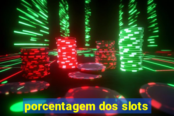 porcentagem dos slots